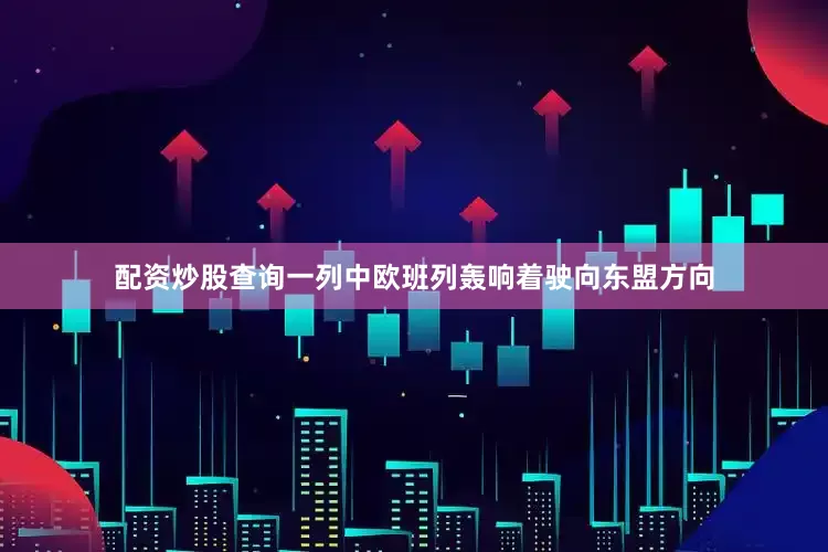 配资炒股查询一列中欧班列轰响着驶向东盟方向