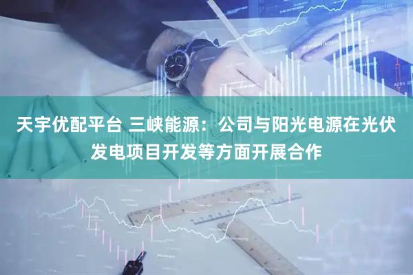 天宇优配平台 三峡能源：公司与阳光电源在光伏发电项目开发等方面开展合作